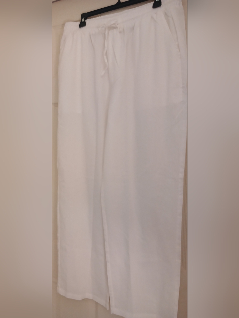 Coofandy White Linen Pants
